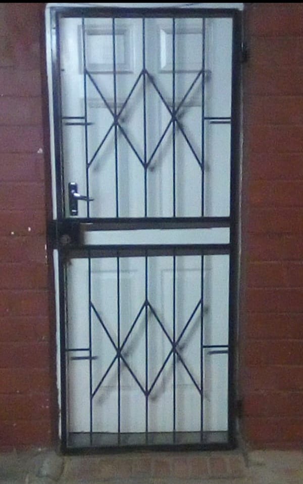 Diamond pattern security door