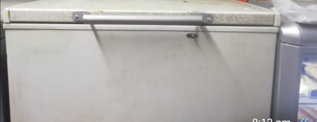 Welding repair - freezer hinge