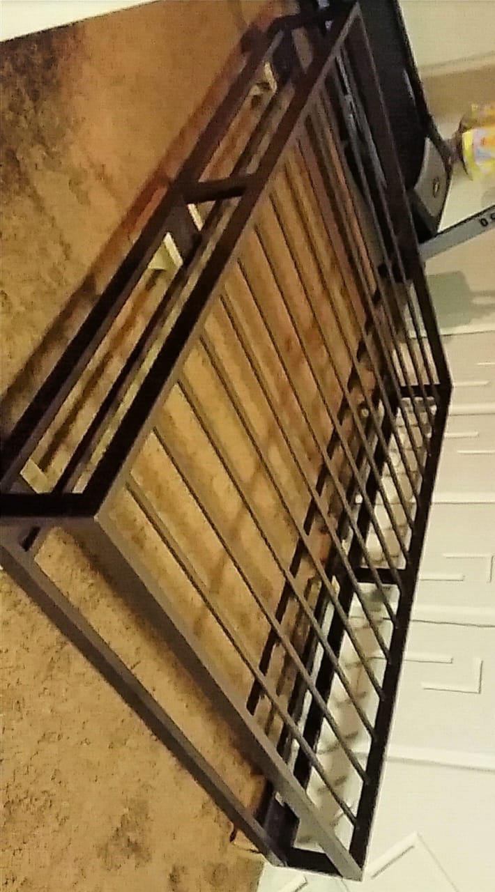 Queen size steel bed base