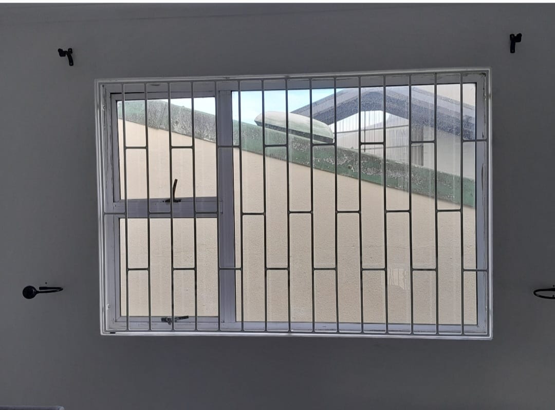 Window burglar bars - grey
